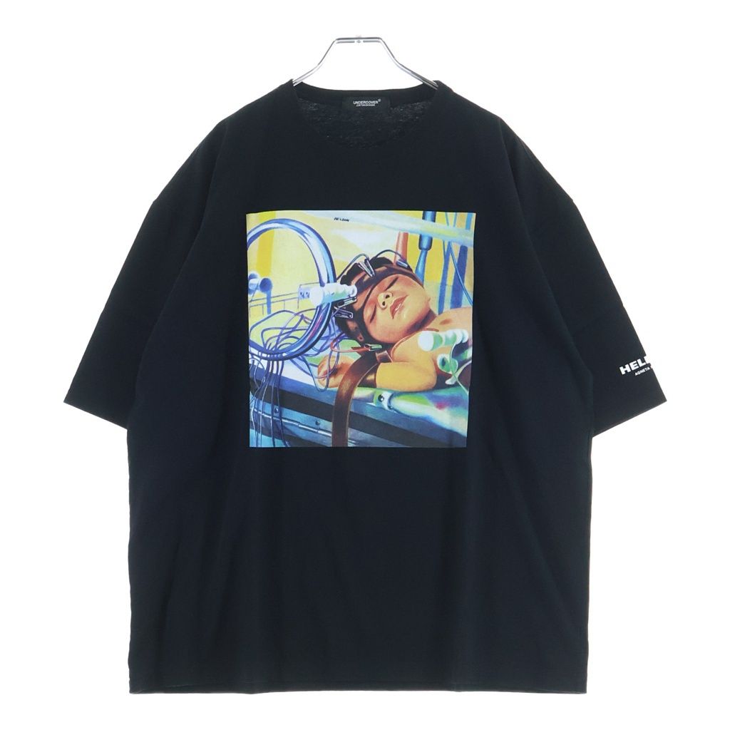 UNDERCOVER (アンダーカバー) 25AW TEE Print_Agneta Nilsson グラフィック半袖Tシャツ カットソー ブラック