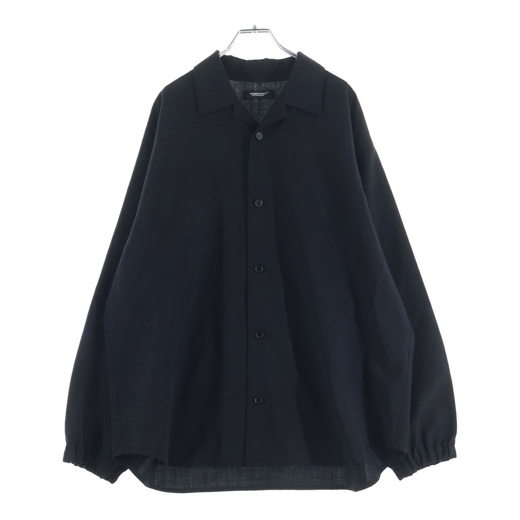 UNDERCOVER (アンダーカバー) 25AW L/S Wool Shirt 長袖シャツ ブラック UC2E4216