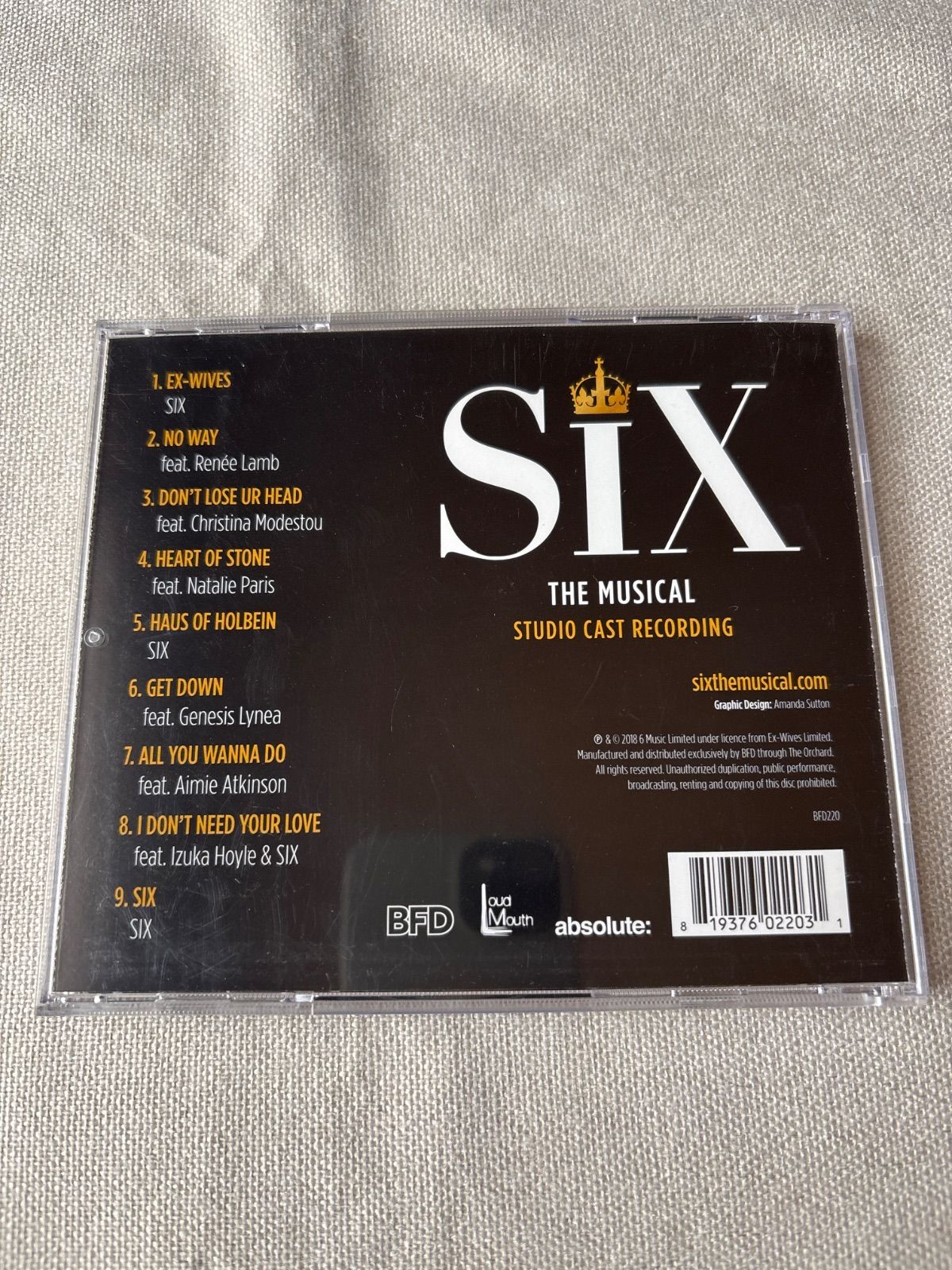 Six: The Musical Studio Cast Recording) Six 輸入盤 - メルカリ