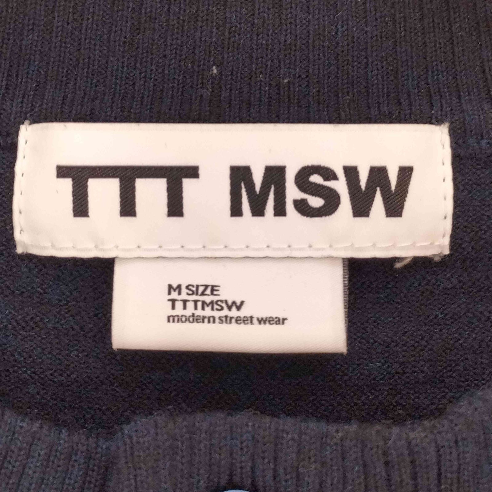 ティーモダンストリートウエア TTT_MSW 25SS Crew-neck Cardigan 