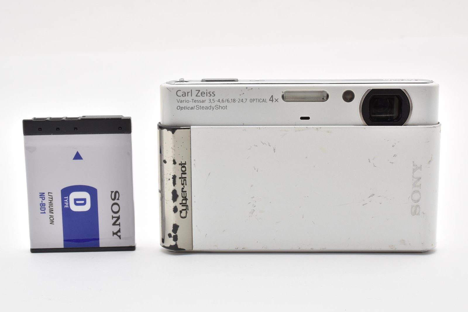 動作OK】SONY Cyber-shot DSC-T90 ホワイト サイバーショット ソニー