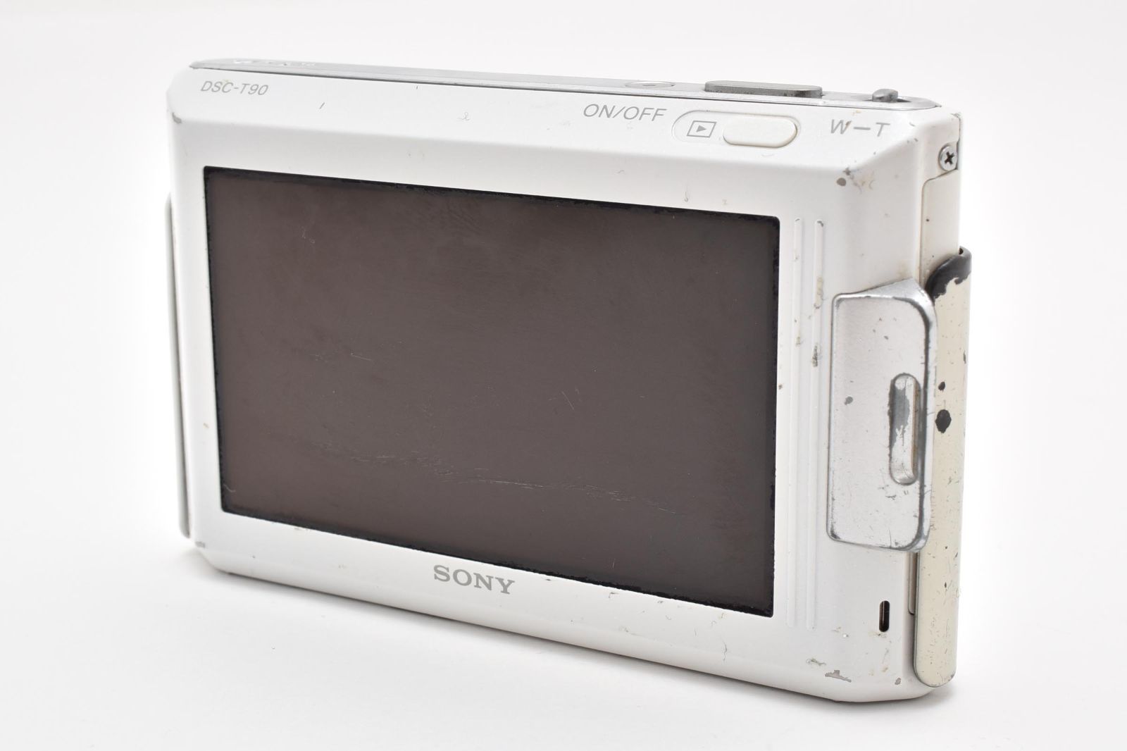 動作OK】SONY Cyber-shot DSC-T90 ホワイト サイバーショット ソニー