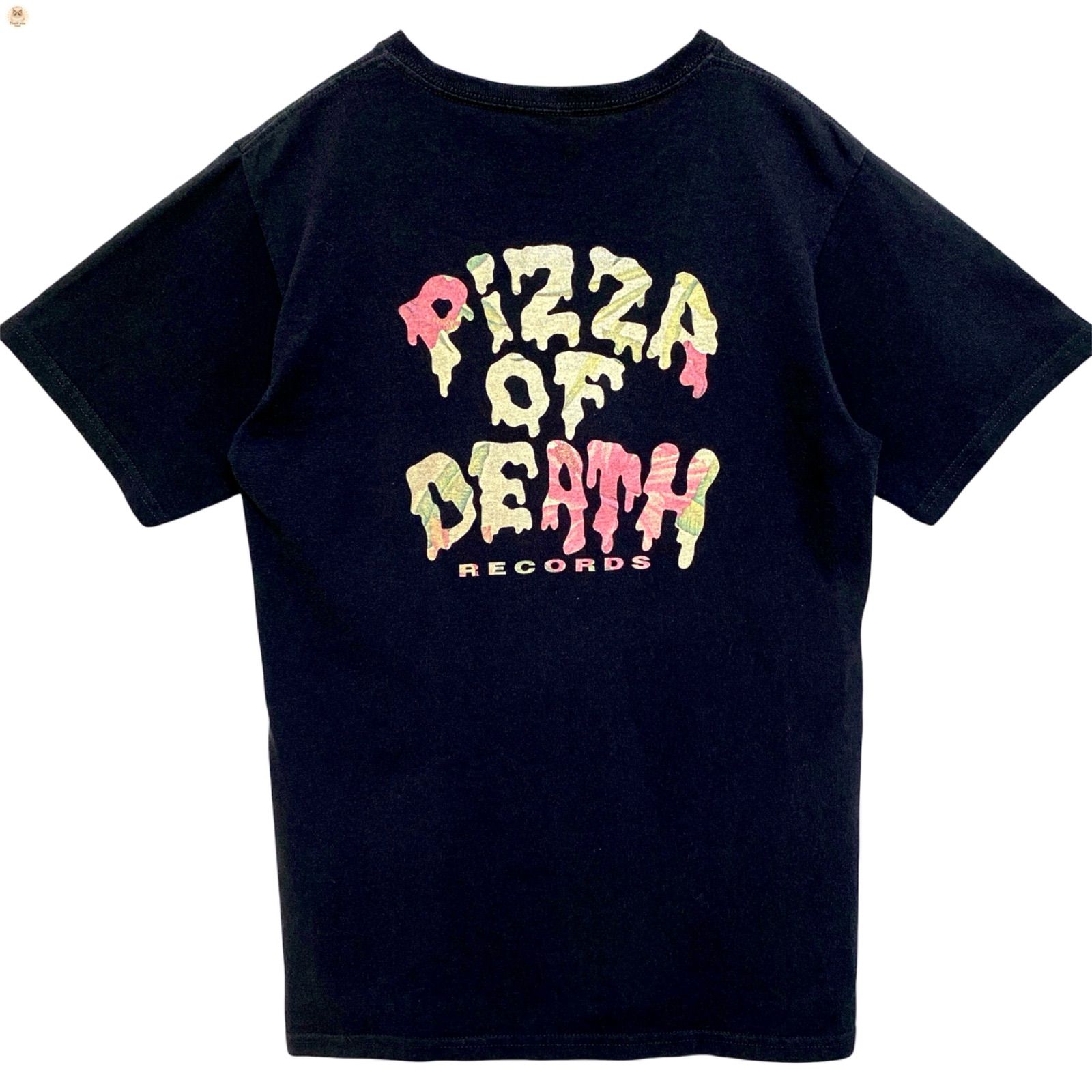 希少】Pizza Of Death Records ハイビスカスロゴ Tシャツanvil S