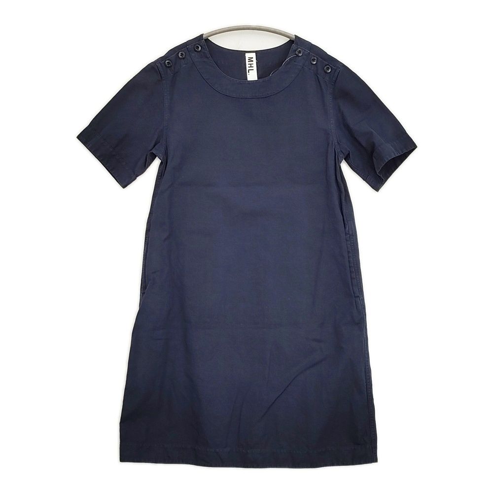 MHL. GARMENT DYE CANVAS DRESS ガーメントダイキャンバスドレス