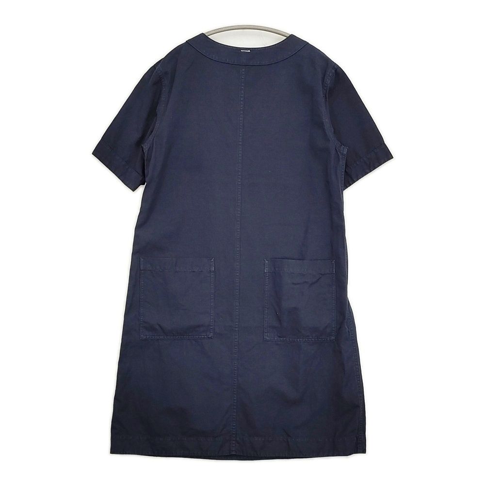 【★新品未使用★】MHL.コットンワンピース 定価33,000円 ネイビー MHL. GARMENT DYE CANVAS DRESS ガーメントダイキャンバスドレス