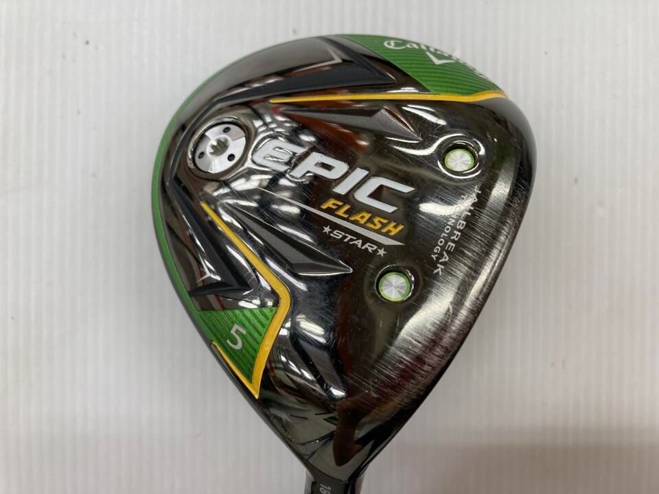 キャロウェイ　EPIC FLASH STAR　18度　Speeder EVOLUTION ５ FW 50　Sフレックス　フェアウェイウッド　中古【最短即日発送】