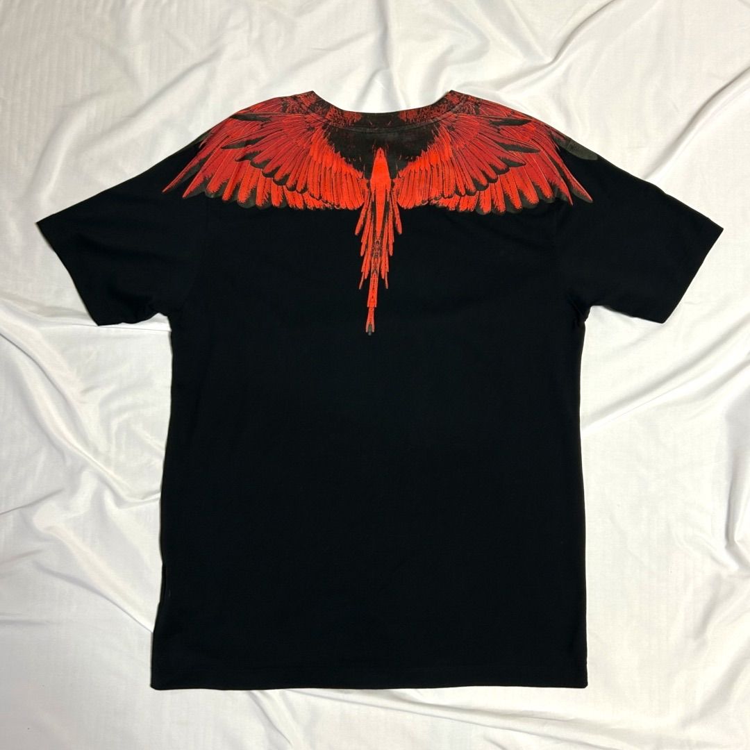 MARCELO BURLON Tシャツ ポルトガル製 ウイングデザイン フェザー 