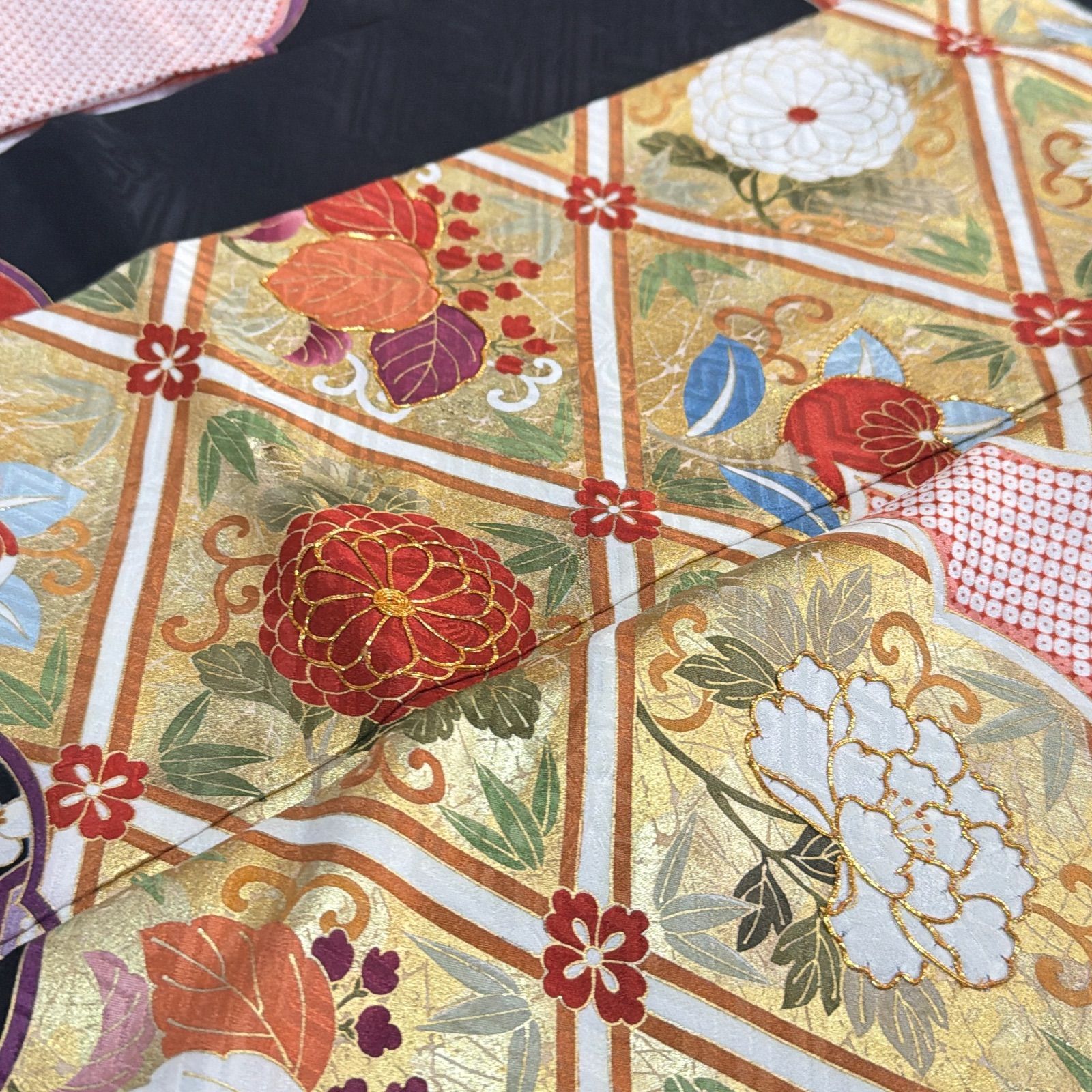 吉澤友禅 振袖 成人式 セット 正絹 金駒刺繍 - メルカリ