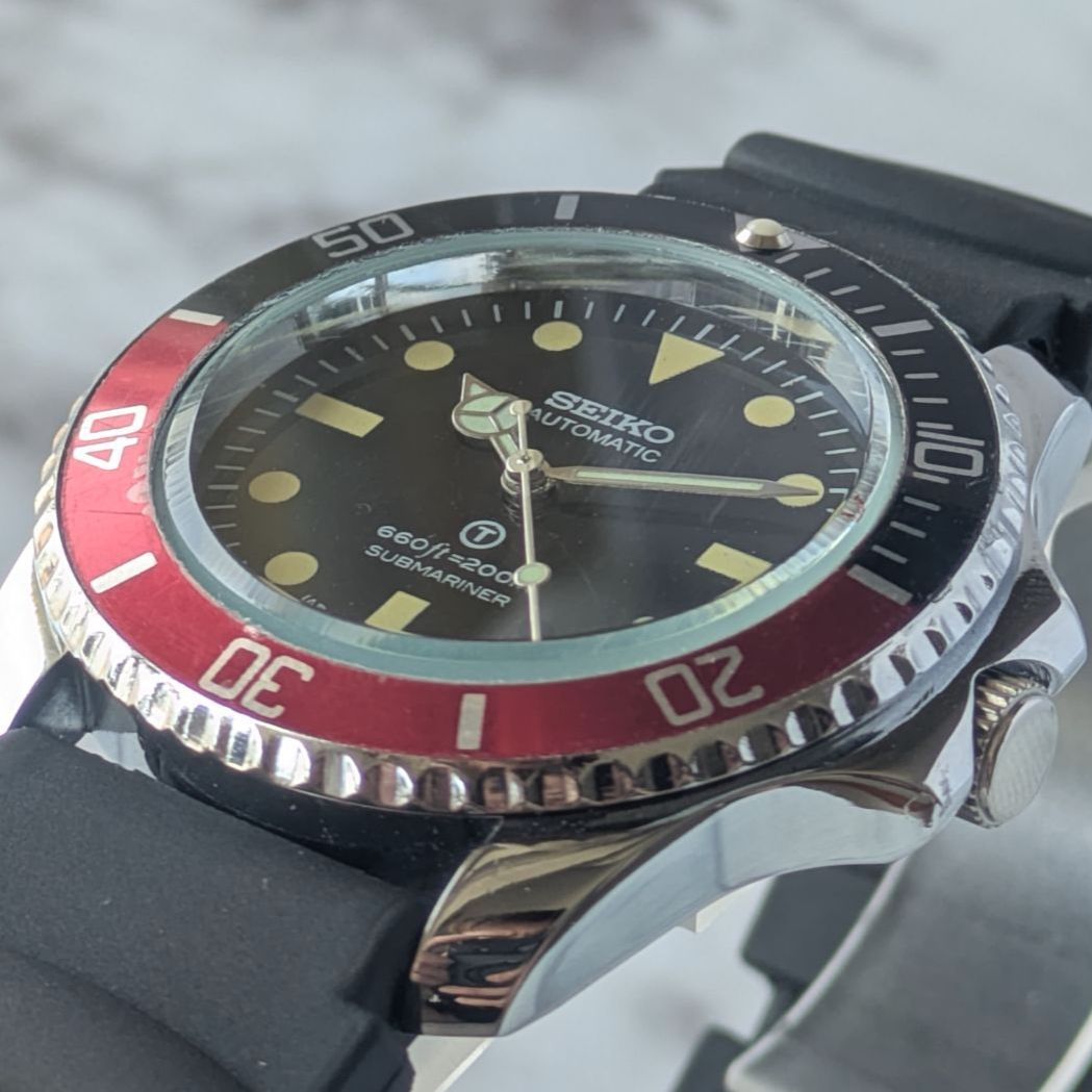 OH済 稼働品 SEIKO セイコー ダイバーズカスタム 自動巻き 6309A 70s