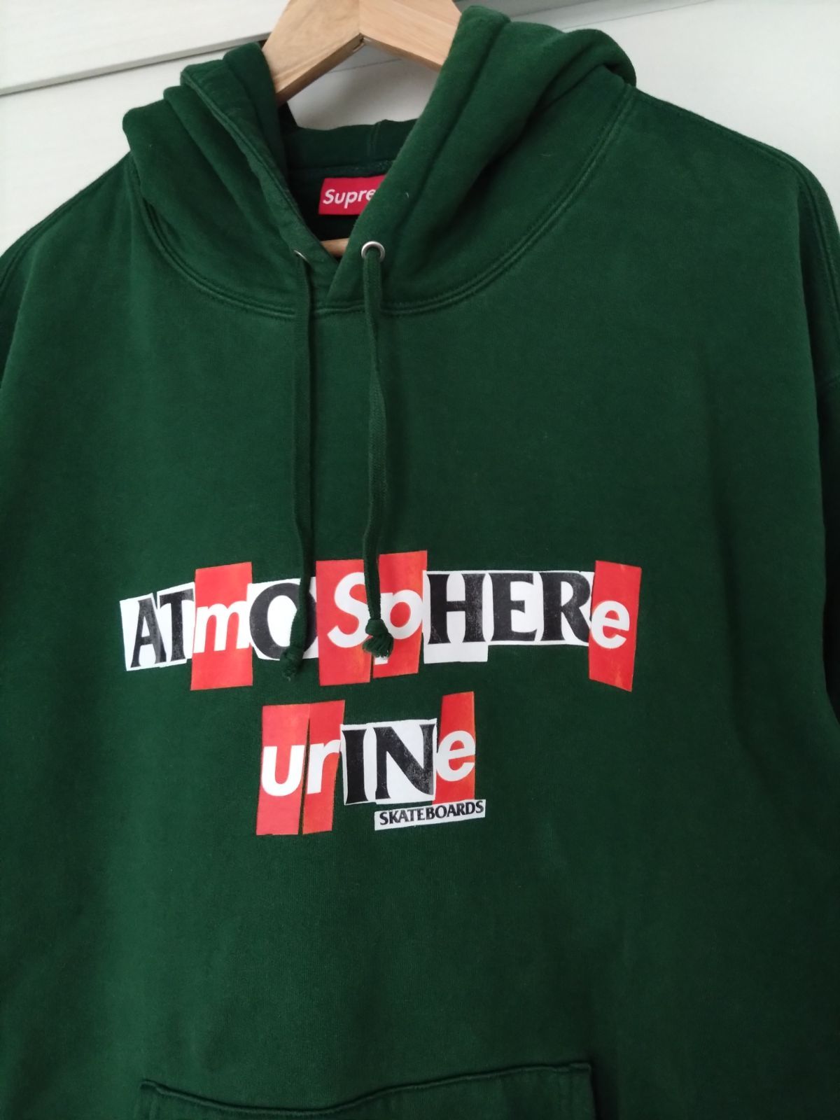 Supreme Atmosphere Urine Skateboards パーカー XL グリーン フェード 