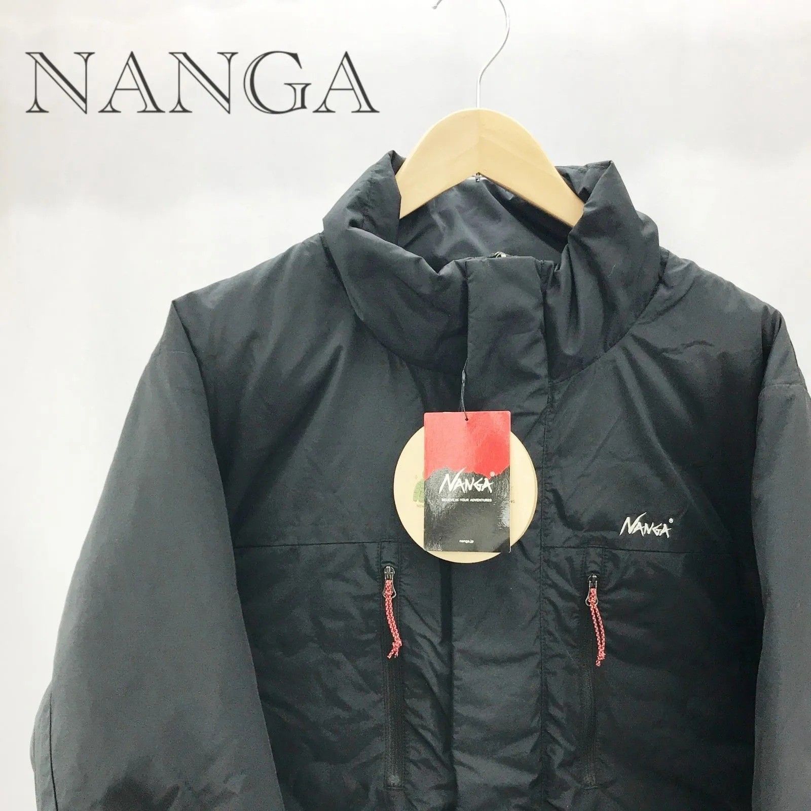 未使用 NANGA ナンガ ダウンジャケット P-LB-07E ジャケット アウター M ブラック メンズ ファッション
