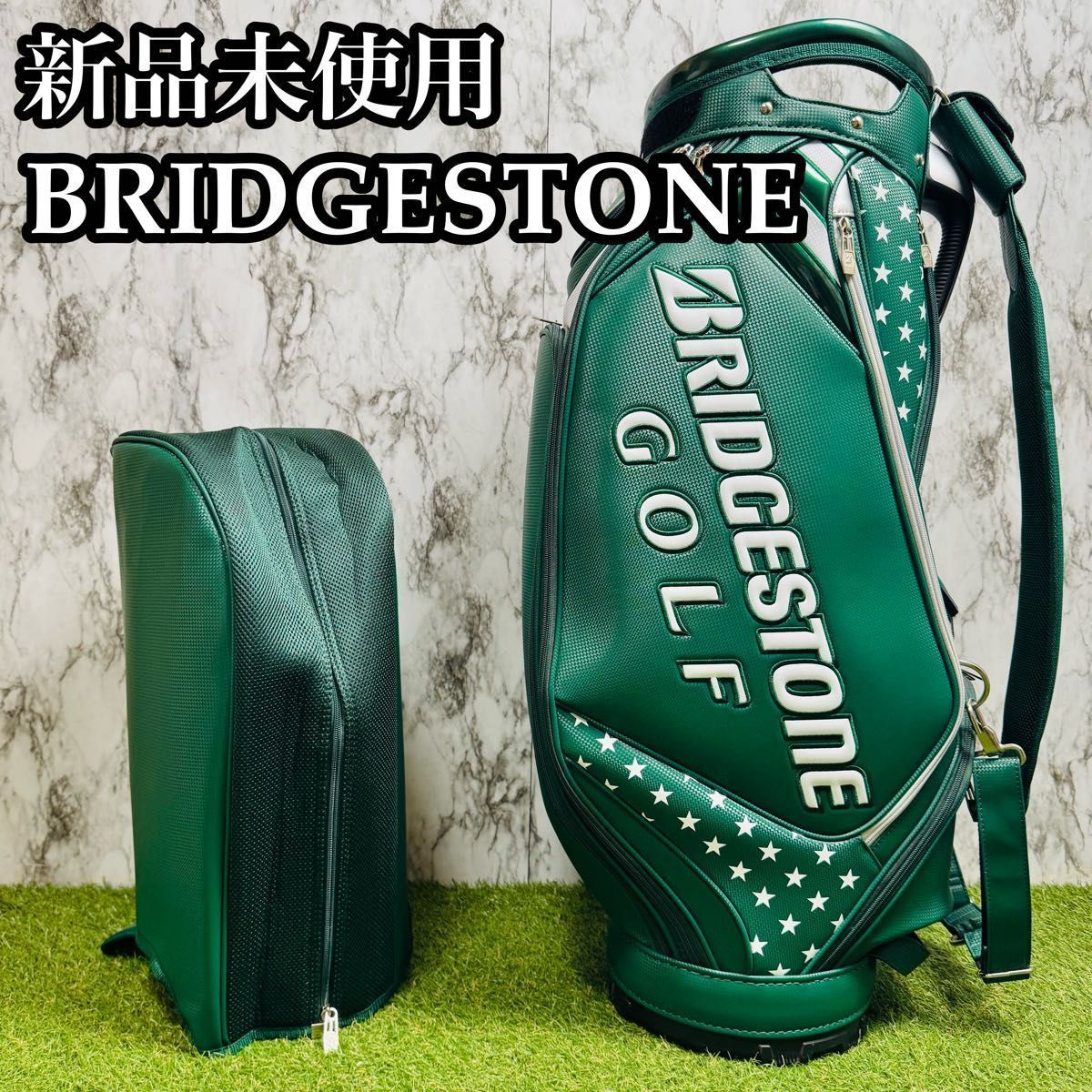 【A在】新品 数量限定モデル ブリヂストン カート式 キャディバッグ マスターズ A在】新品 数量限定モデル ブリヂストン カート式 キャディバッグ