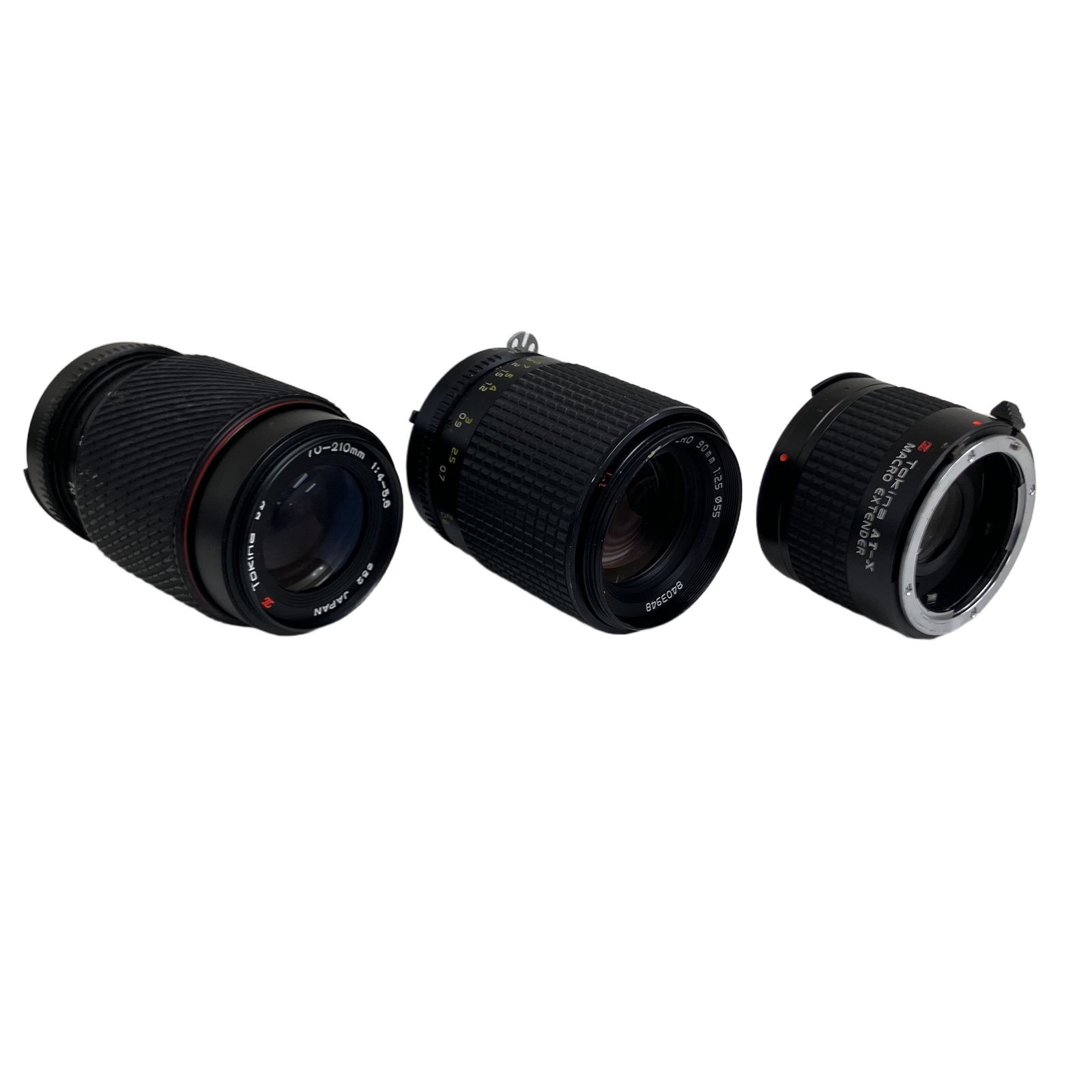 Tokina AT-X MACRO EXTENDER PENTAX トキナーレンズ2本 計3点セットカメラ周辺機器 ジャンク O11331177 7,560円