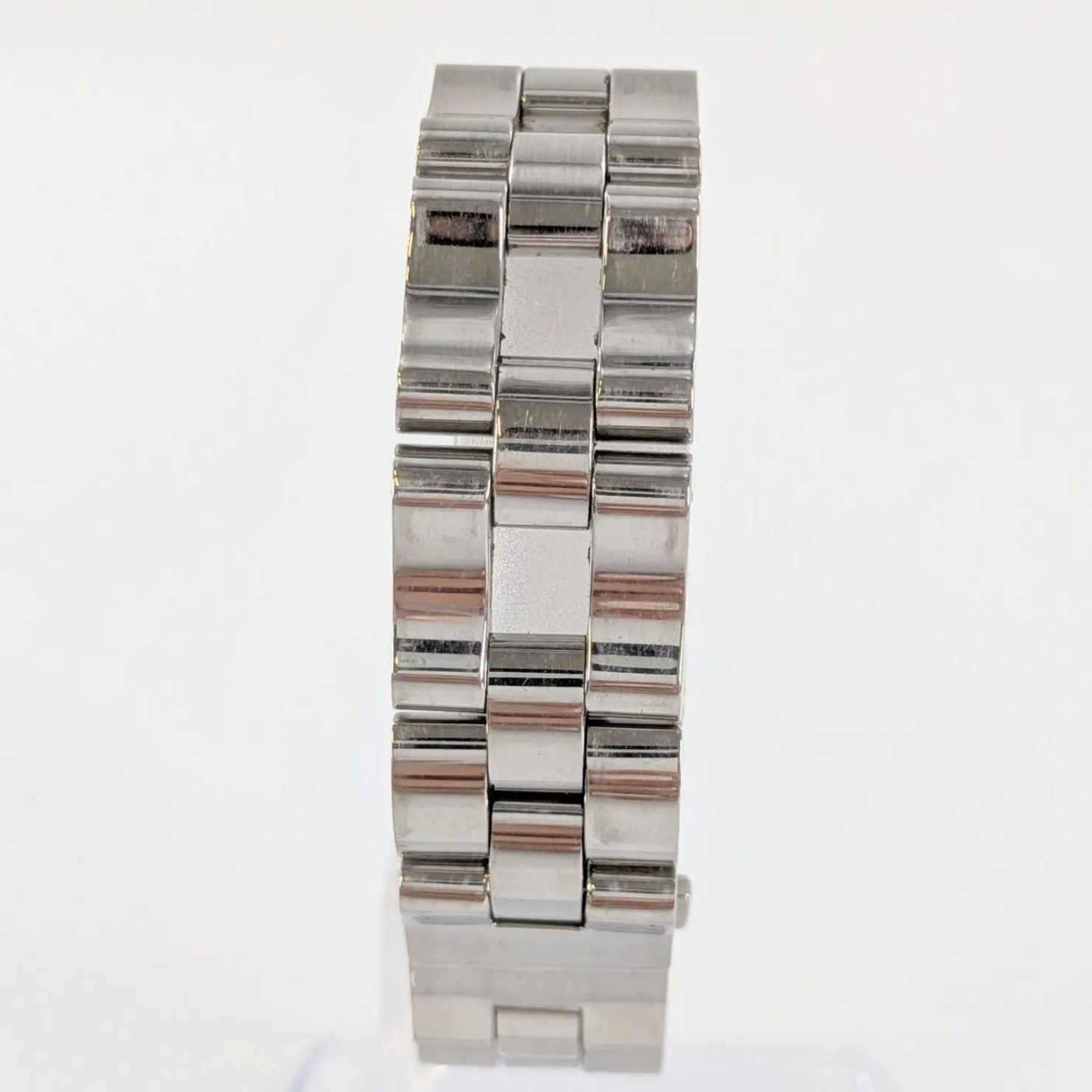 GUCCI グッチ 2305L QZ/SS スクエア シルバー文字盤 レディース腕時計 稼働品【QG-76】