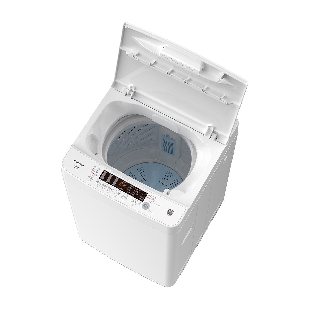 洗濯機 ハイセンス Hisense 2025年製 5.5kg HW-K55L Amazon.co.jp 