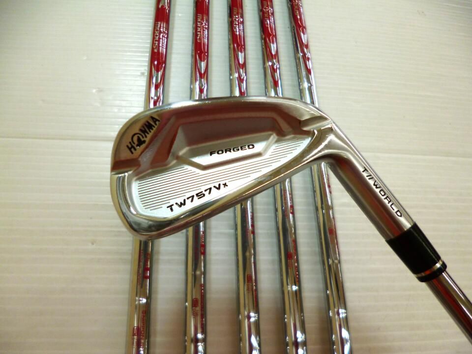 ホンマゴルフ　TOUR WORLD TW757 Vx　NSプロ MODUS 3 TOUR 105　Sフレックス　アイアンセット　中古【最短即日発送】