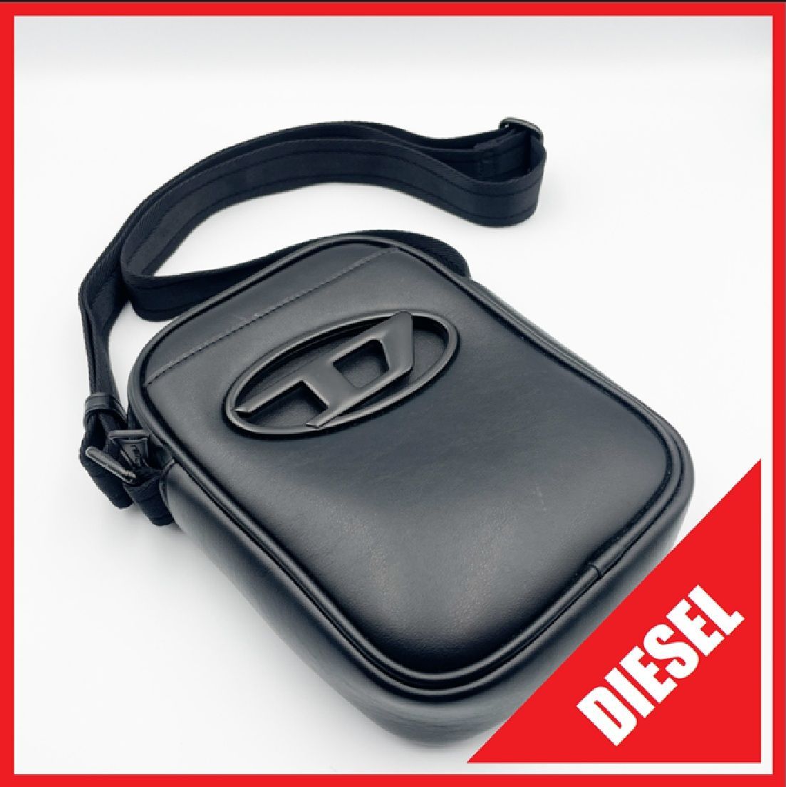 DIESEL ディーゼル クロスボディショルダーバッグ サコッシュ ブラック DIESEL（ディーゼル）ショルダーバッグ メンズ 斜めがけ クロスボディ
