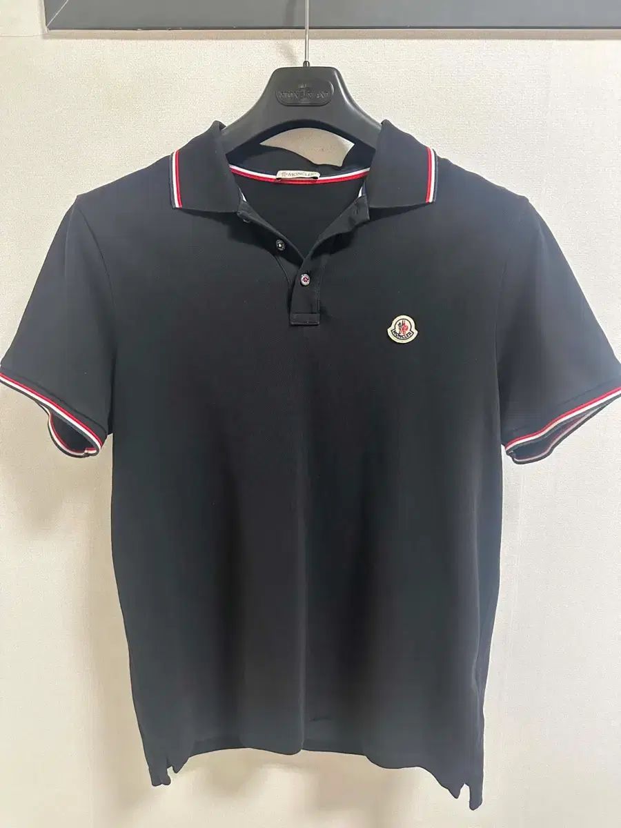 モンクレール カラーTシャツ ブラック 新モデル Lサイズ