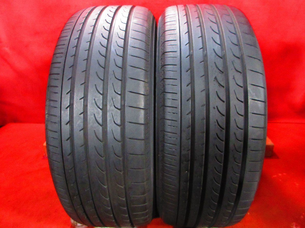 225/45R19 バリ山 送料無料 タイヤ 2本 ヨコハマ ブルーアース BLUEARTH RV-02 ワンボックス ステーションワゴン 19インチ★16888T