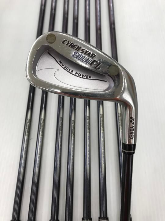 ヨネックス　サイバースター3000FL　アルティマムチタン　L1フレックス　アイアンセット　中古【最短即日発送】