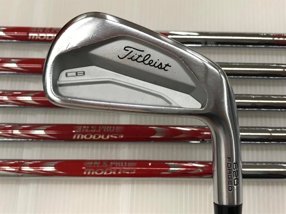 タイトリスト　CB 620　NSプロ MODUS3 SISTEM3 TOUR125　Sフレックス　アイアンセット　中古【最短即日発送】