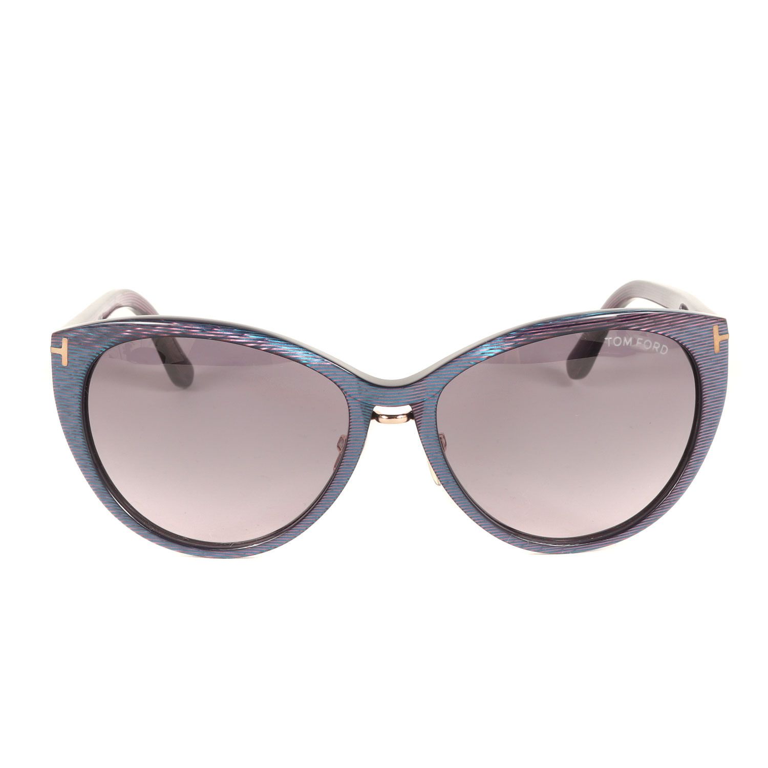 TOM FORD トムフォード ジルコニウム キャットアイ サングラス (Gina TF345 83F) パープルジルコニウムカラー57□16 140
