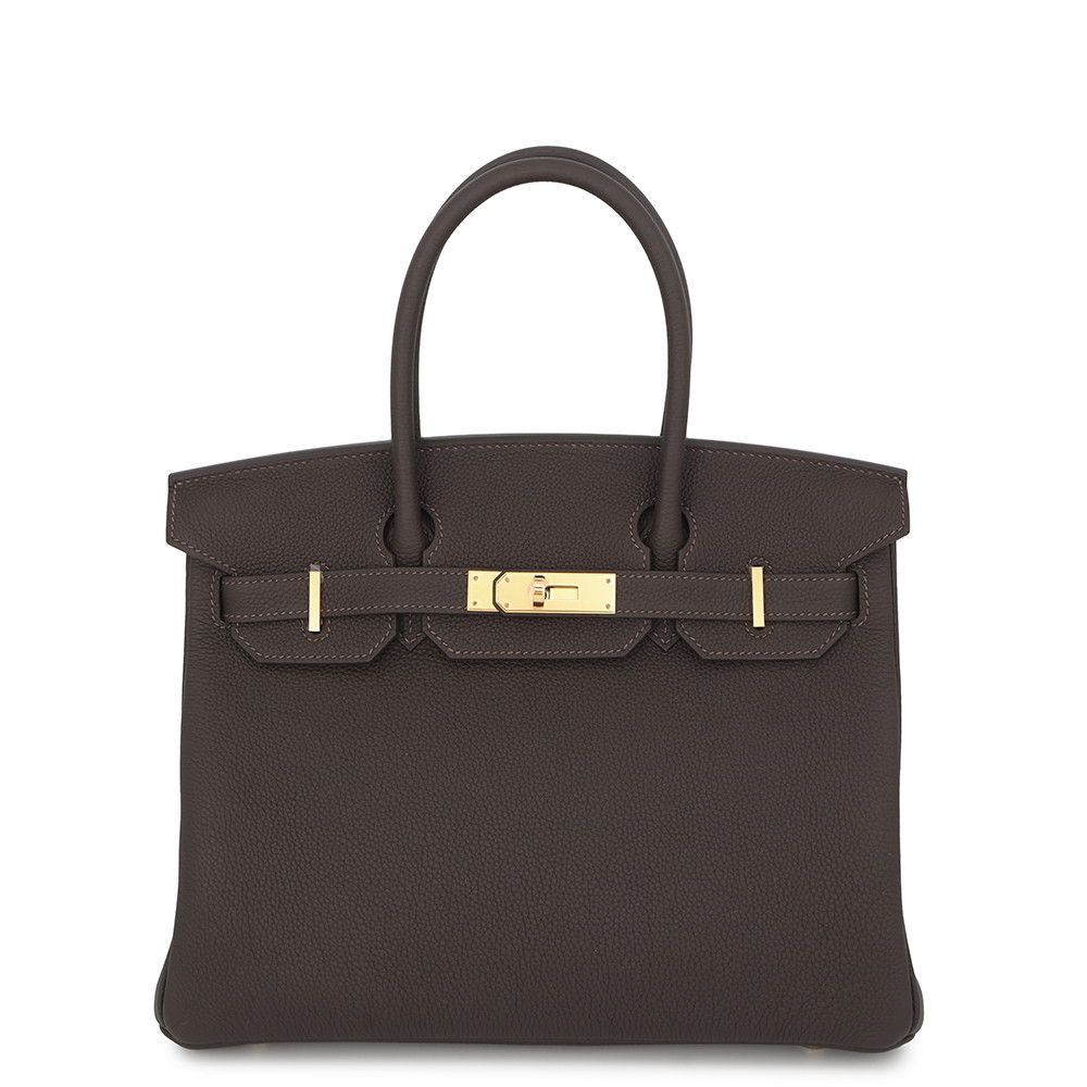 エルメス バーキン30 べブラン/ゴールド金具 トゴ G刻印 HERMES Birkin ハンドバッグ