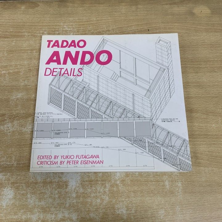 ▲01)【1点限り!】TADAO ANDO DETAILS/安藤忠雄ディティール集/二川幸夫/A.D.A. EDITA Tokyo/1991年発行/建築工学/A