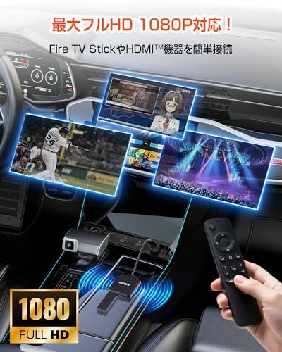 【新品】カーテレビメイト 【HDMI?入力・ワイヤレスCarPlay/Android Auto対応・スマホミラーリング】 4 in1 Car ｔｖ Mate Pro Max GETPAIRR TV ファイアースティックtv Stick/ゲーム 7c3c47f2