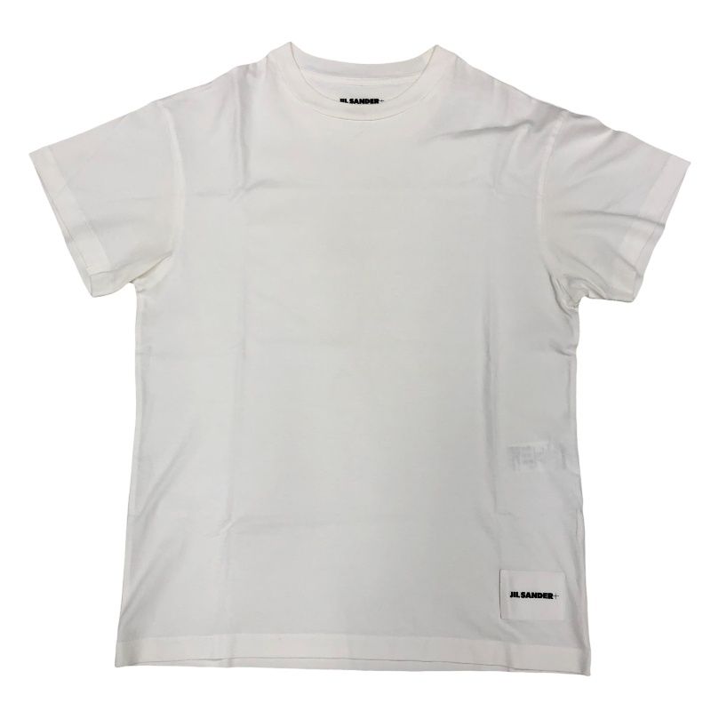 JIL SANDER + メンズ Tシャツ BOTTOM LOGO Shortsleeve T Shirt KK PM ZB 0004 白 Sサイズ 【中古】 22605K599