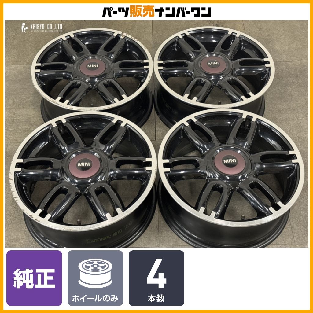 正規品】MINI ミニクーパー 純正 17in 7J +40 PCD100 4本セット ツイン 