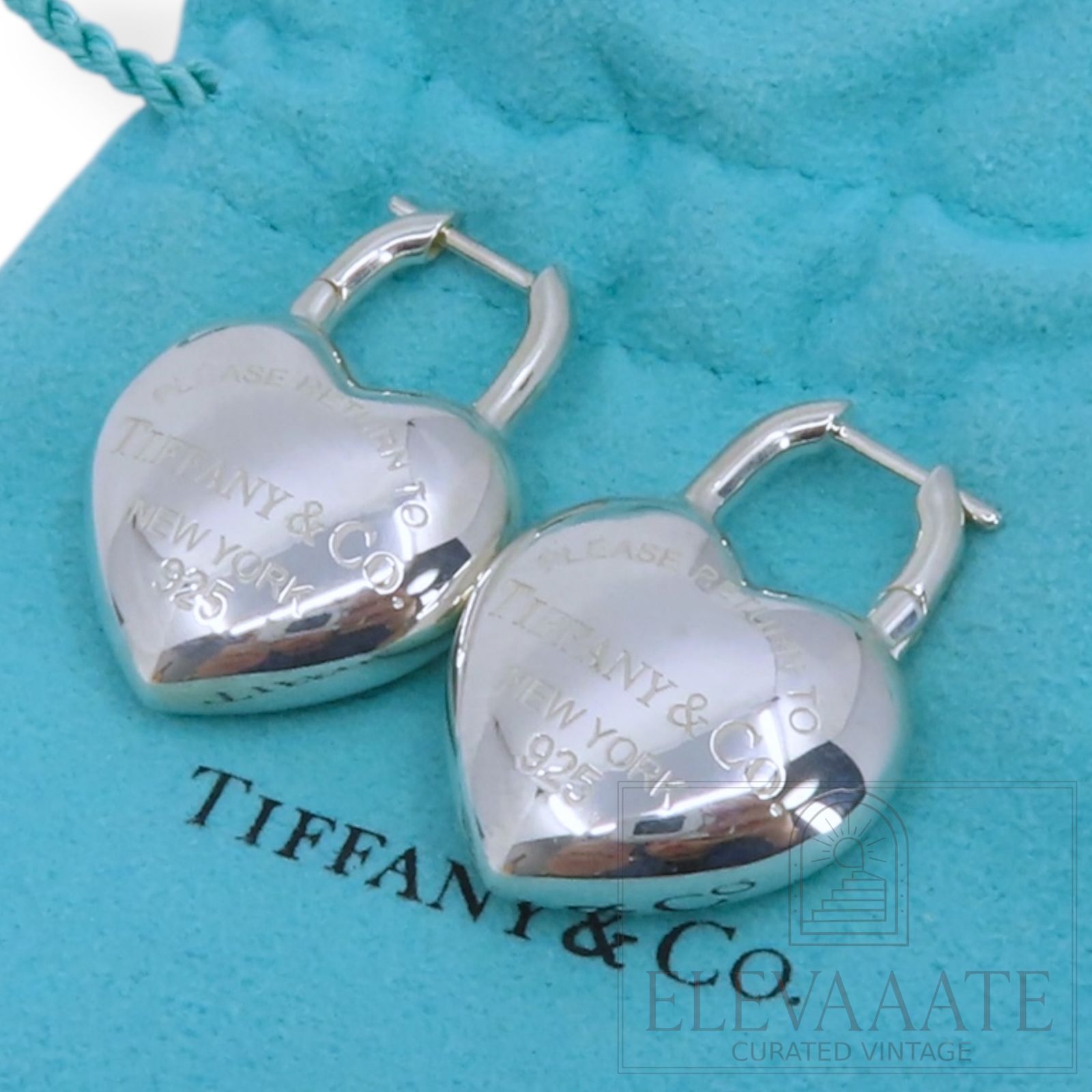 Tiffany&Co. ティファニー リターントゥ フルハート シルバー ピアス AG925 SV TO816