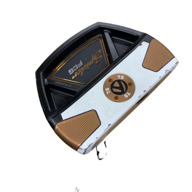 【中古】 テーラーメイド Spider FCG BLACK/WHITE シングルベンド 34インチ パター PT KBS CT TOUR BLACK (フレックスその他) メンズ 男性用 右利き 右用 Dランク ゴルフクラブ