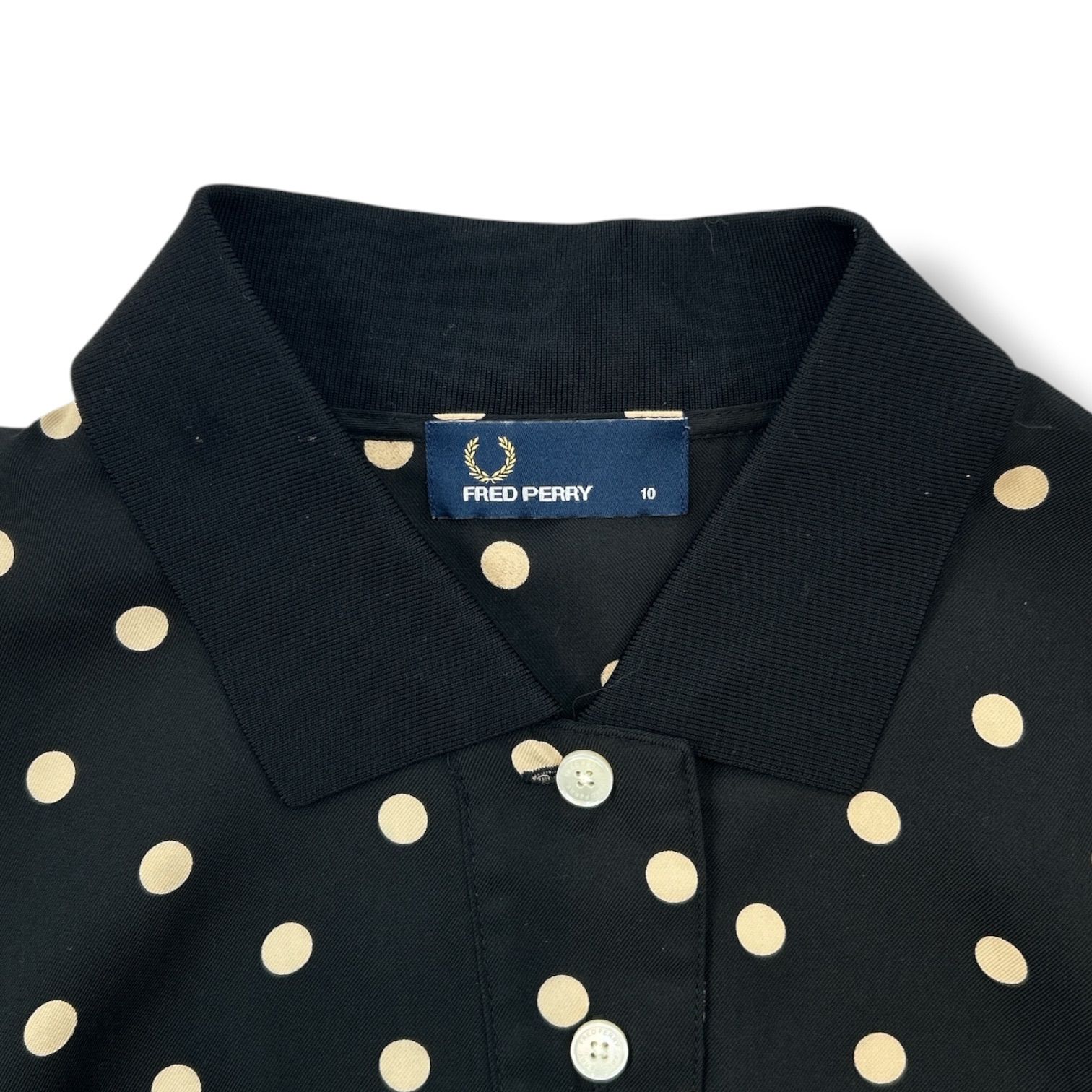 FRED PERRY フレッドペリー ポルカドット ポロシャツ 半袖 シャツ
