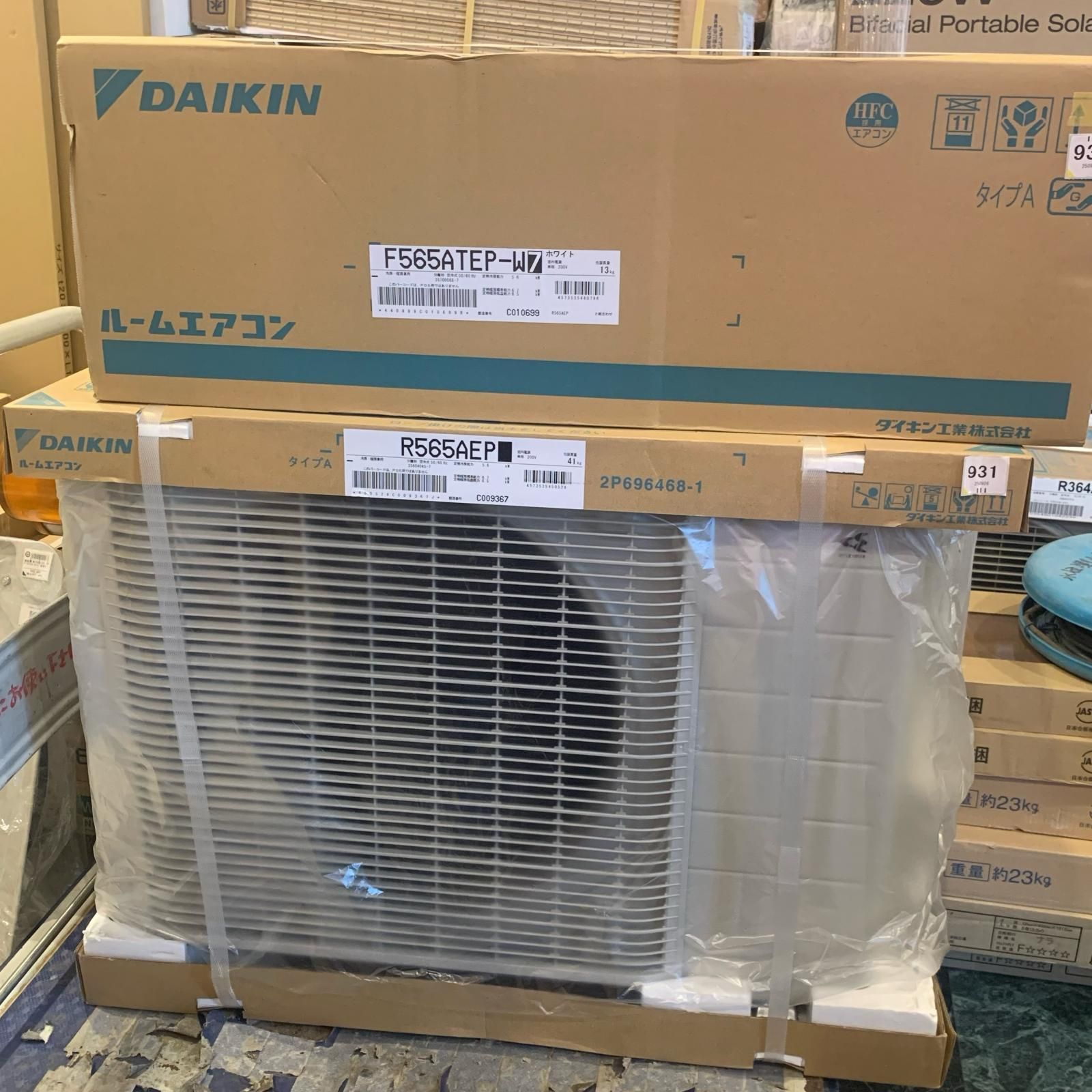 DAIKIN ダイキン エアコン 2025年製 F565ATEP-W7