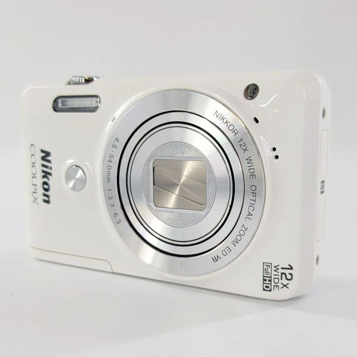Nikon Nikon COOLPIX S6900 lens 4.5-54.0mm 1:3.3-6.3 white compact digital camera operation confirmed [QG-171]