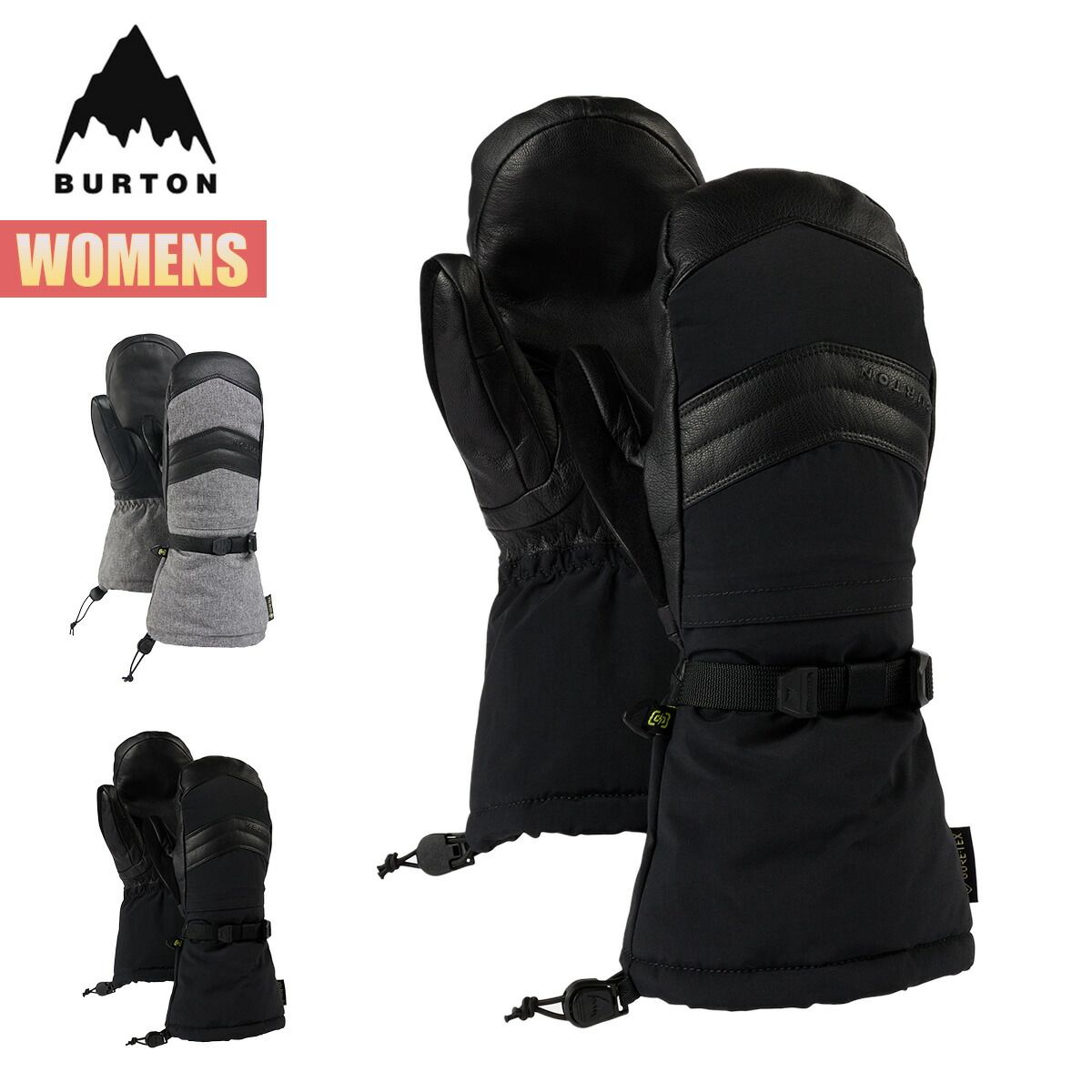 バートン グローブ レディース 25-26 Burton ウォーメスト ゴアテックス ミトン W26JP-103381 Womens Warmest GORE-TEX Mittens ウィメンズ スノーボードグローブ スノーグローブ 2025-2026 正規品
