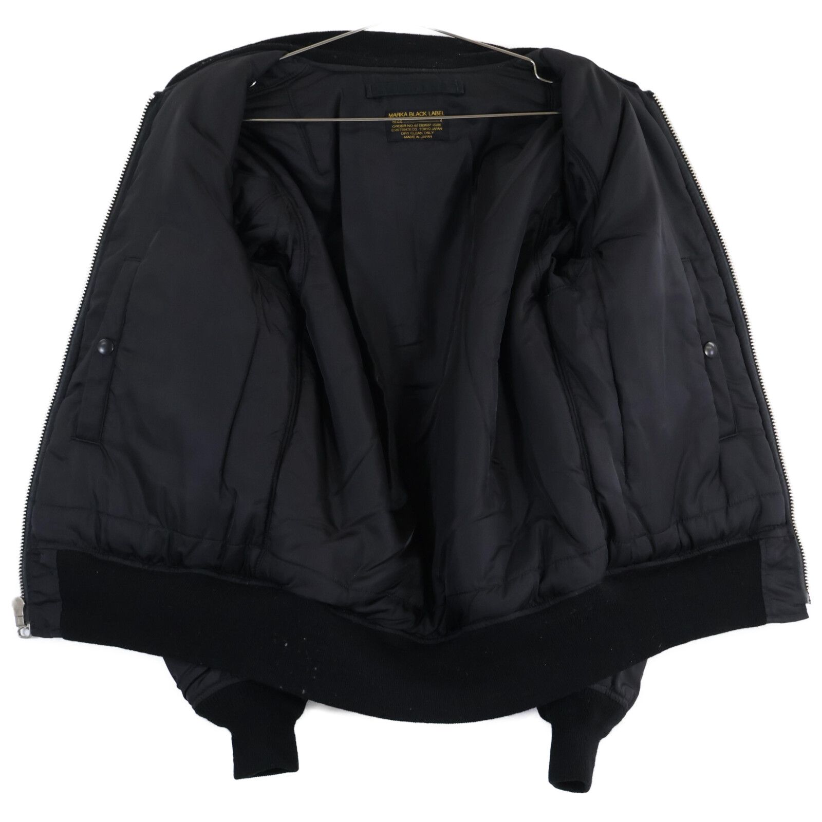 marka マーカ BLACK LABEL ナイロン MA-1 ボンバー 2 - メルカリ