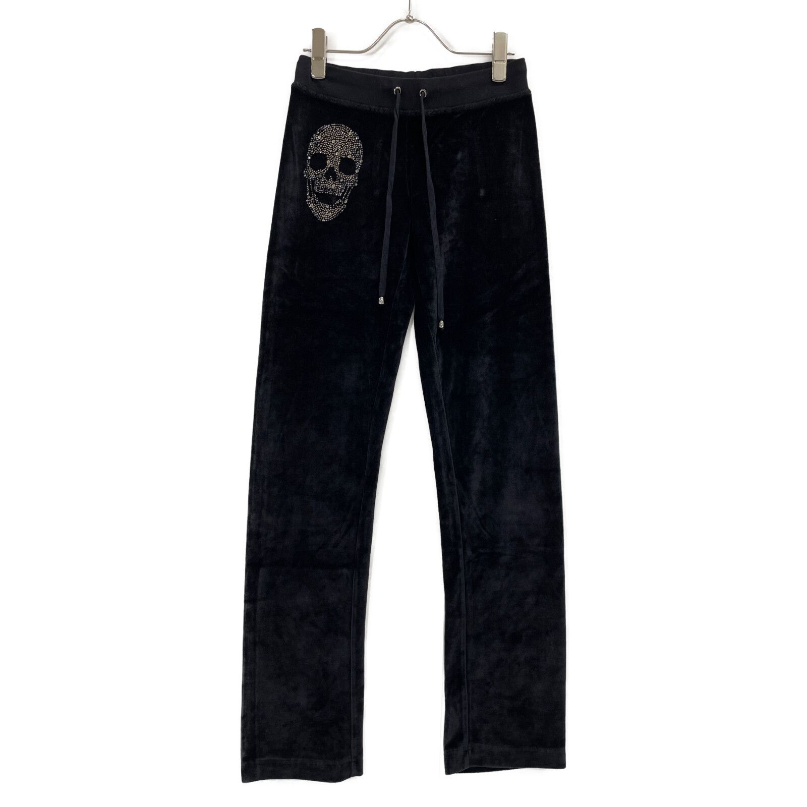 PHILIPP PLEIN フィリッププレイン ブラック ベロア スワロフスキー 