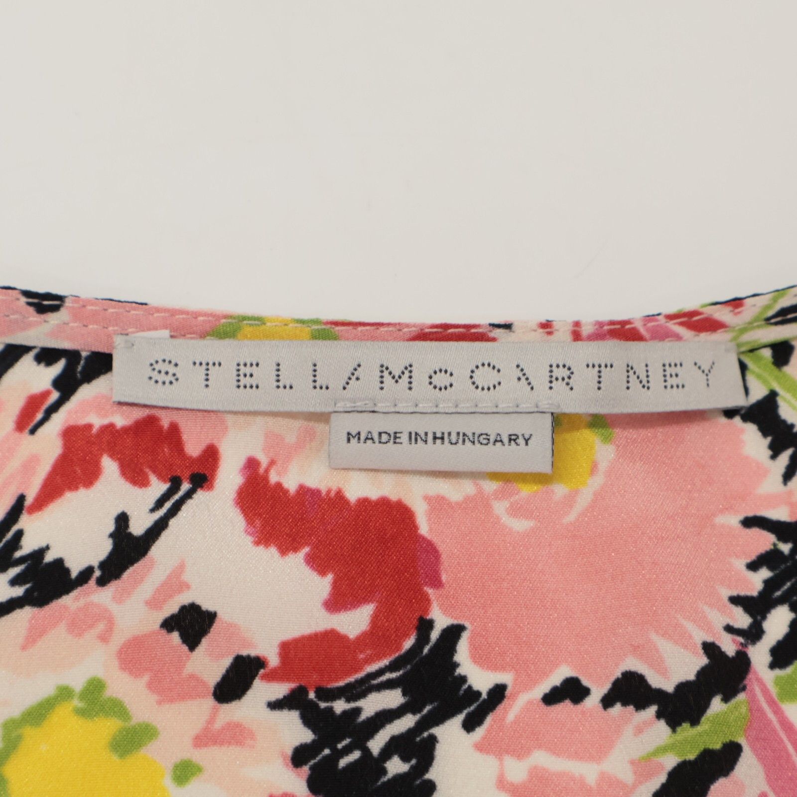 STELLA McCARTNEY ステラマッカートニー 602912 ピンク系 シルク100 花