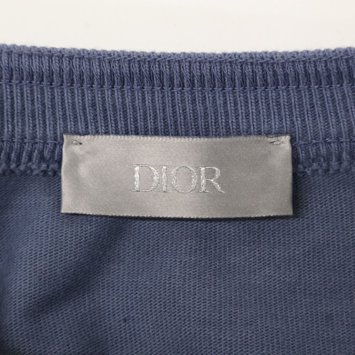 DIOR ディオール 【×STONE ISLAND】 ブルー ロゴ 半袖Tシャツ M - メルカリ