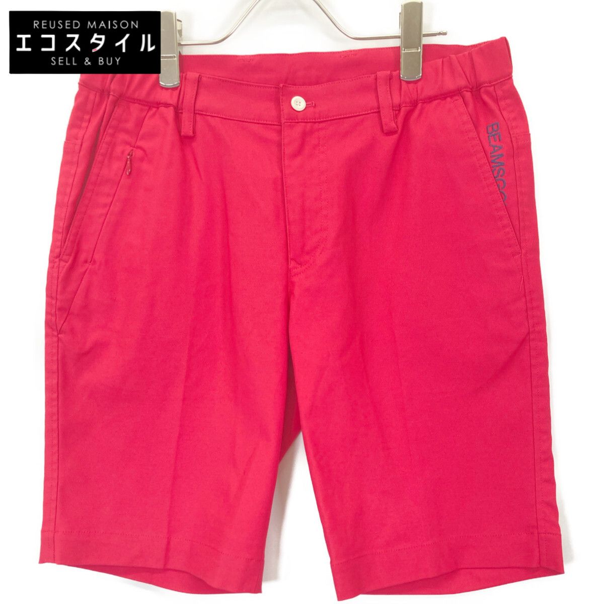 BEAMS GOLF　ビームスゴルフ　ピンク シャーリングオックス ショートパンツ　44