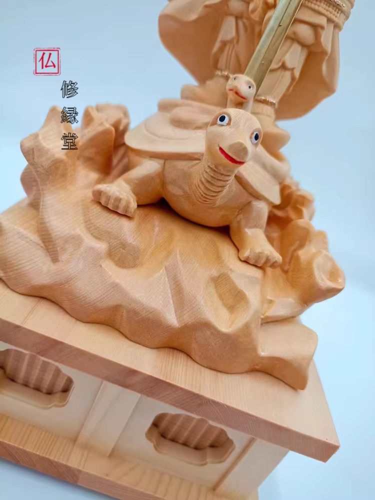 修縁堂】 真言宗 東密如法木彫 仏像立像 仏師で仕上げ品 置物 彫刻 