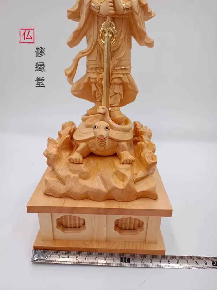 修縁堂】 真言宗 東密如法木彫 仏像立像 仏師で仕上げ品 置物 彫刻