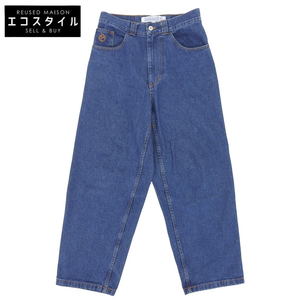 POLAR SKATE CO.　ポーラースケートカンパニー　コットン ワイドデニムパンツ ボトムス メンズ ブルー XS　XS