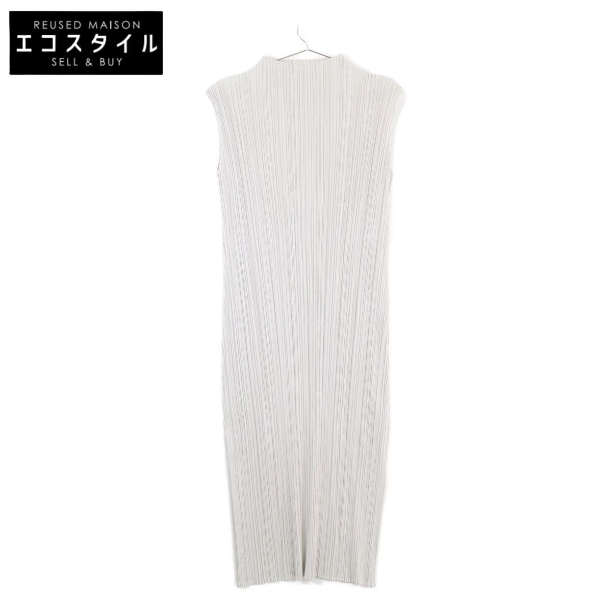 PLEATS PLEASE　プリーツプリーズ　22SS PP21-JH167　MONTHLY COLORS JUNE ベージュ ノースリーブ ワンピース　2