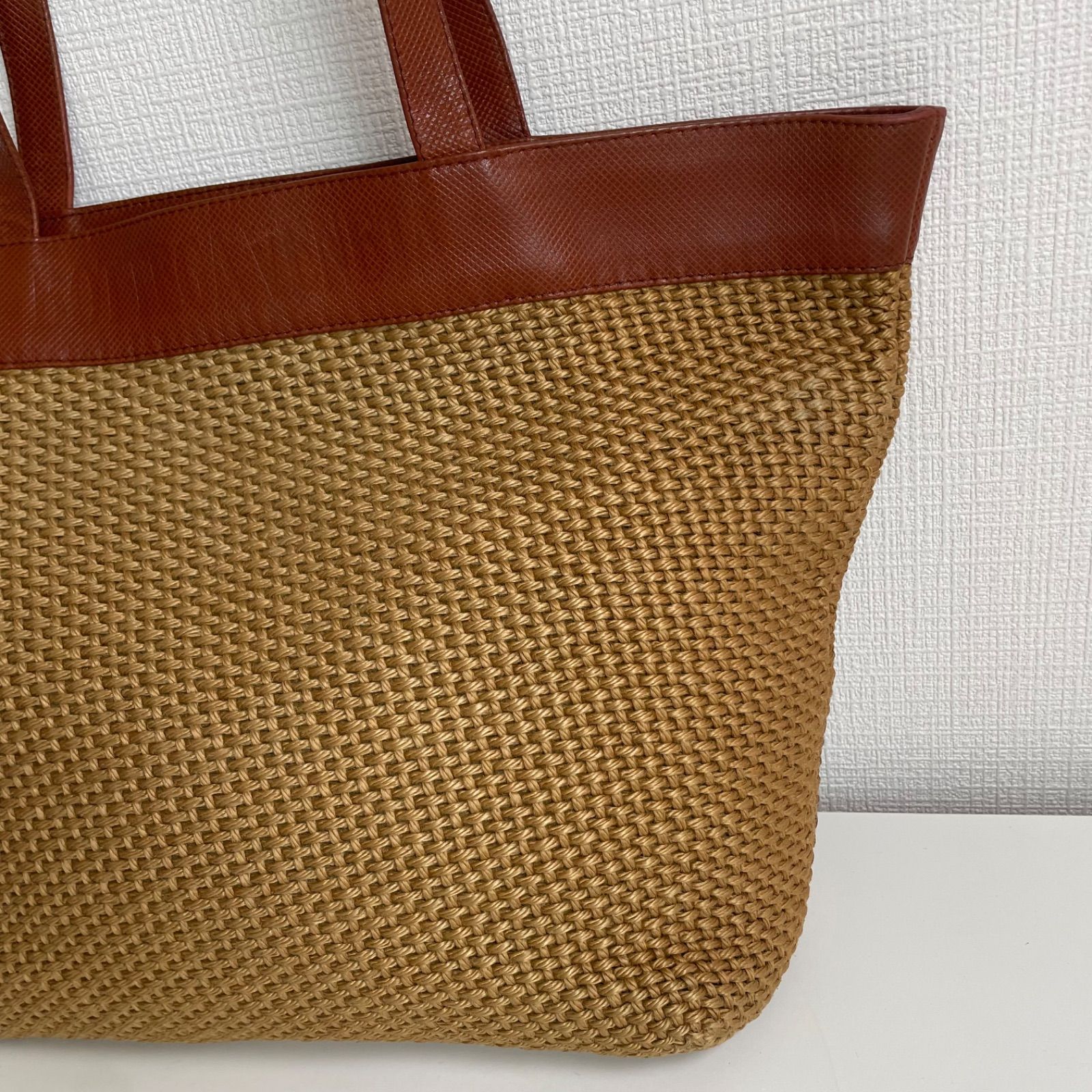 Bottega Veneta ボッテガ・ヴェネタのジュートトートバッグ 編み込み 