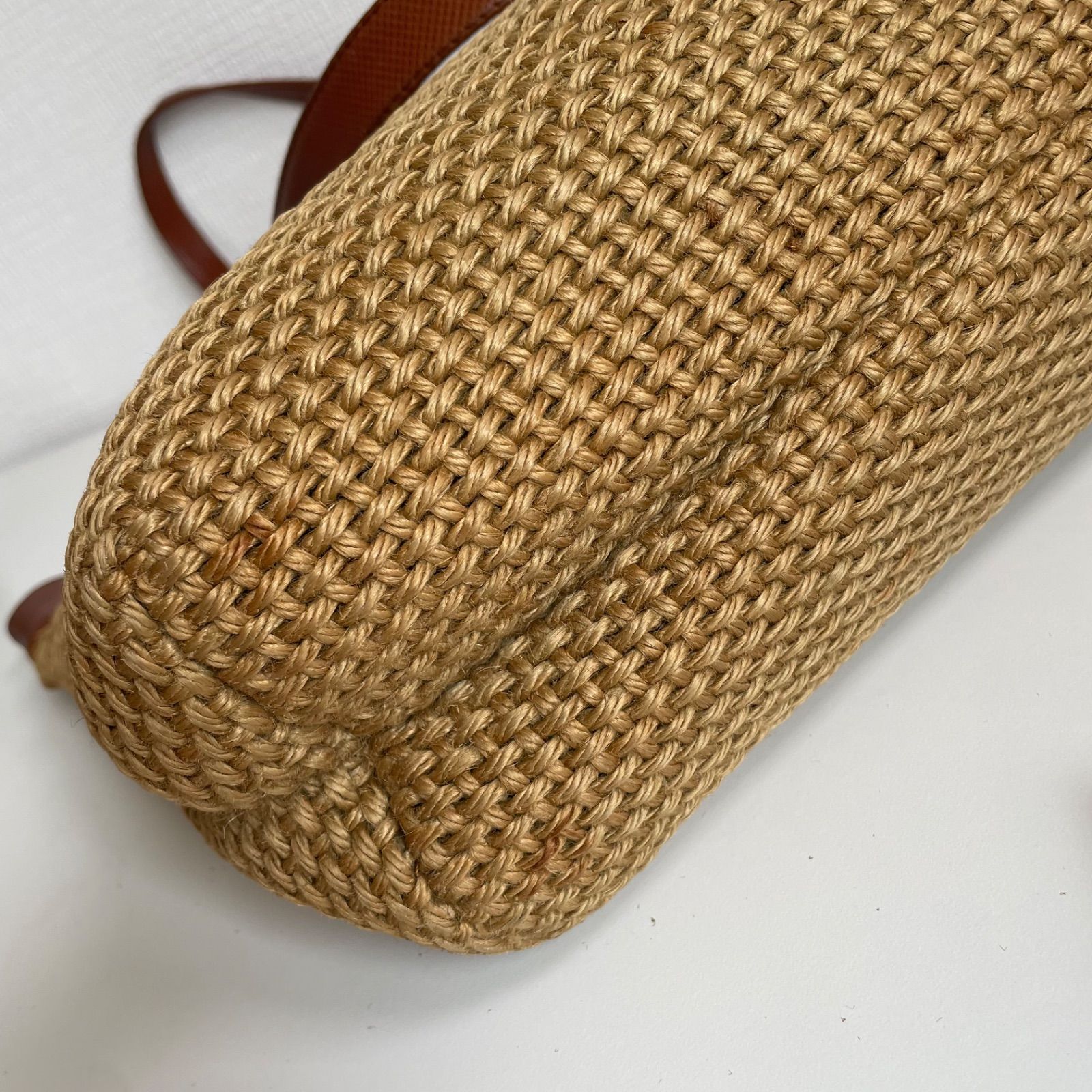Bottega Veneta ボッテガ・ヴェネタのジュートトートバッグ 編み込み 