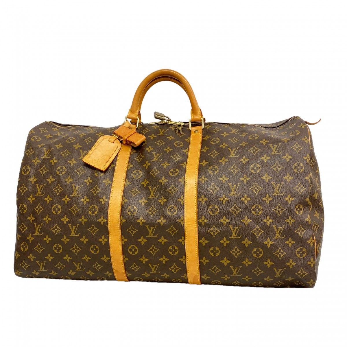 【6fb2423】ルイヴィトン ボストンバッグ モノグラム キーポル60 M41422 ブラウン【中古】メンズ レディース ユニセックス