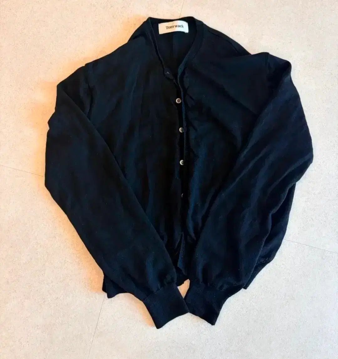 トゥーニーウェック SUPERFINE WOOL ラウンドカーディガン XL